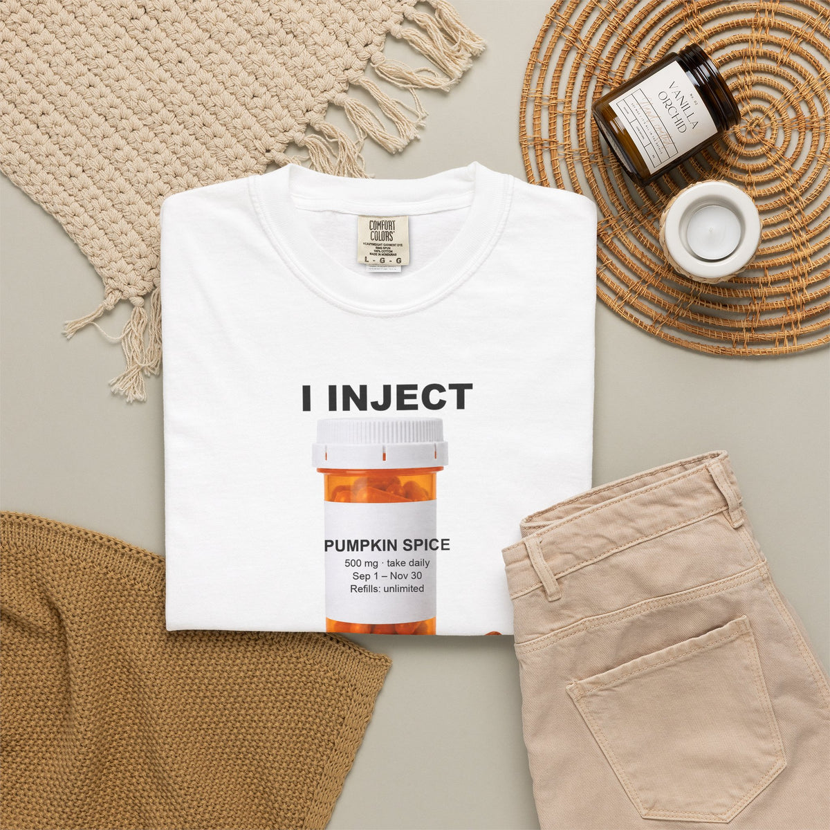 I Inject Pumpkin Spice Between My Toes Shirt