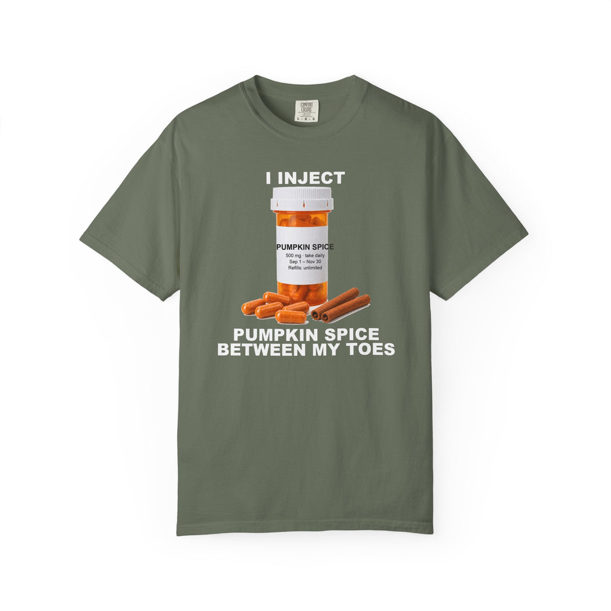 I Inject Pumpkin Spice Between My Toes Shirt