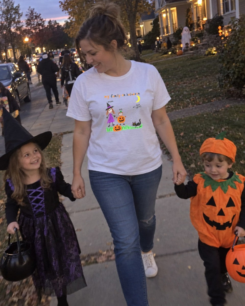 My Family on Halloween Shirt worn out in the wild