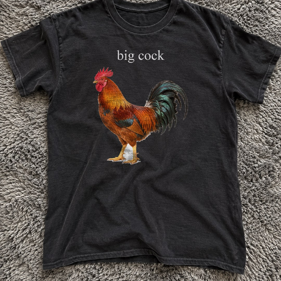 Big Cock Shirt on a shag rug