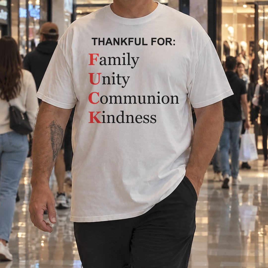 Thankful For Shirt worn at the mall