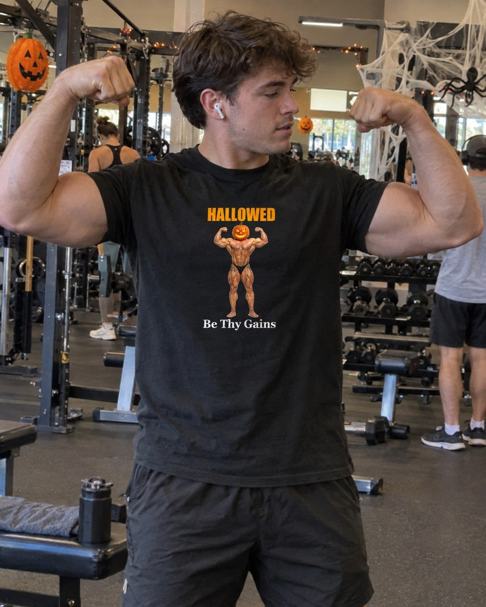 Hallowed Be Thy Gains Shirt worn out in the wild
