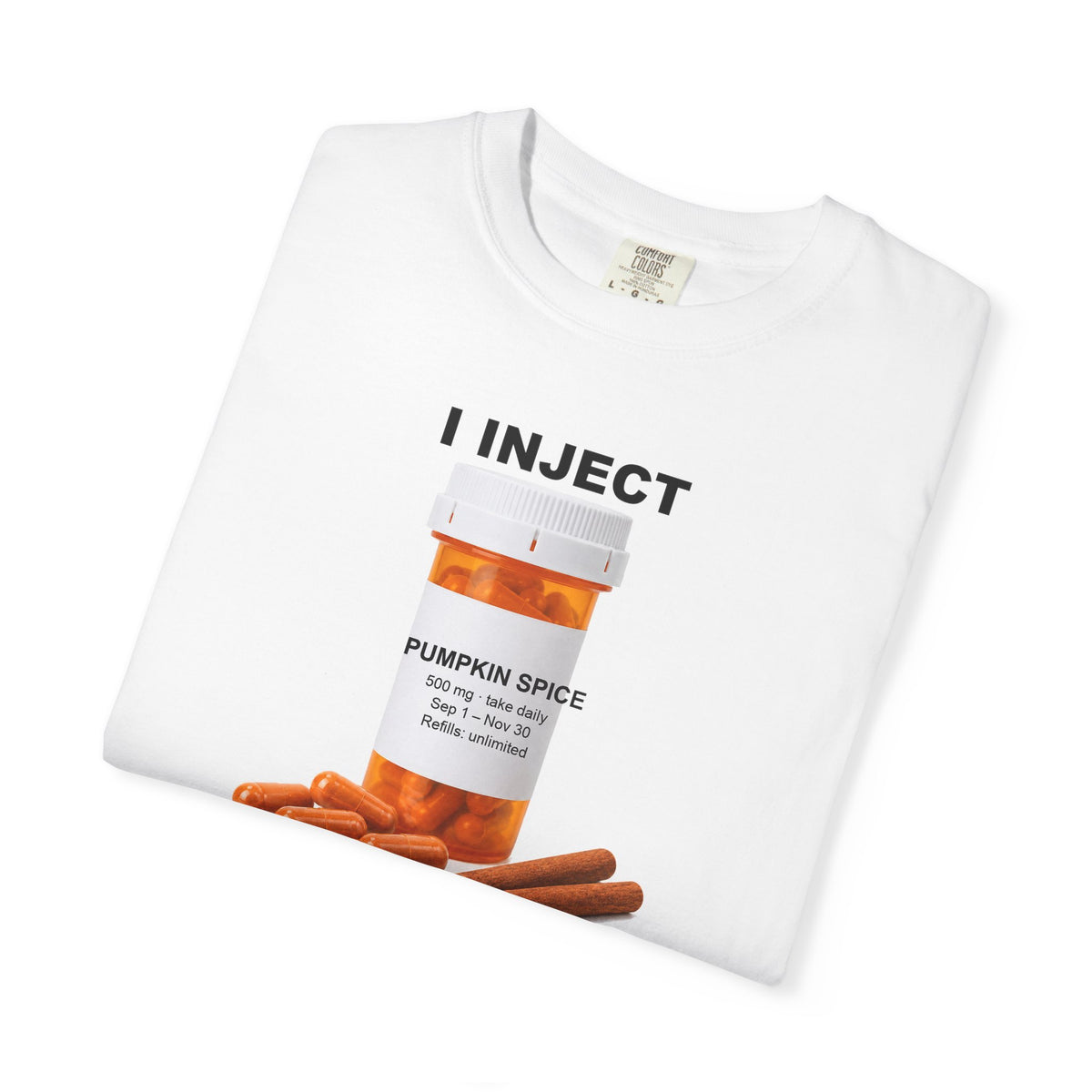 I Inject Pumpkin Spice Between My Toes Shirt