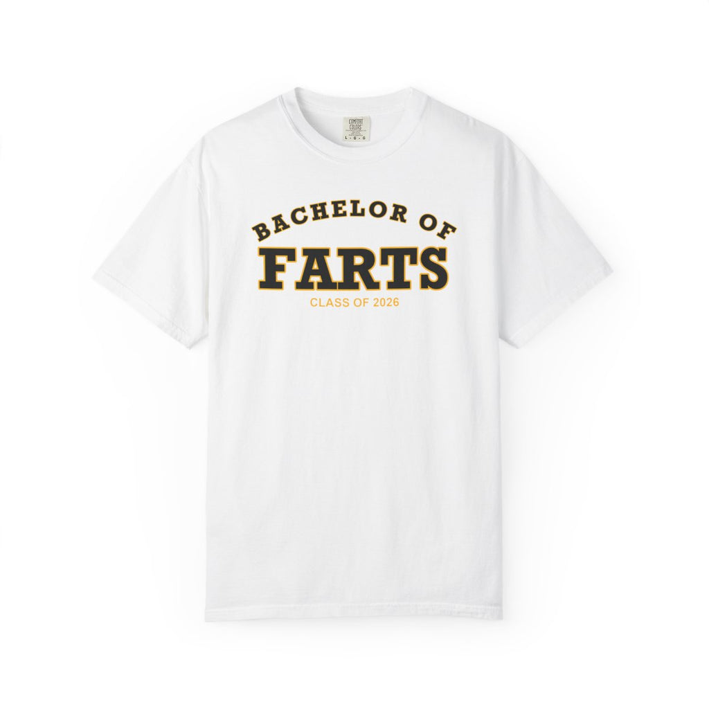 Bachelor of Farts Shirt – front