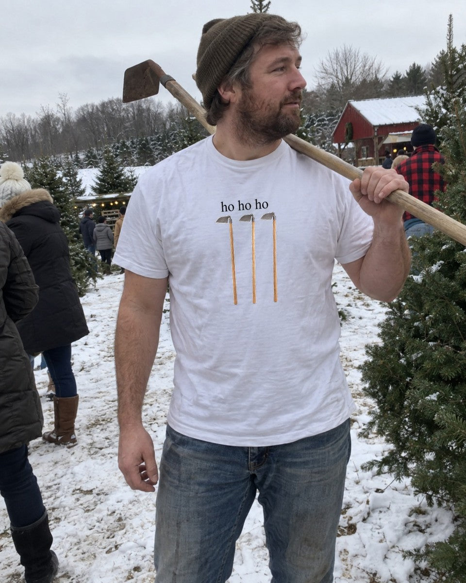 Ho Ho Ho Shirt worn out in the wild