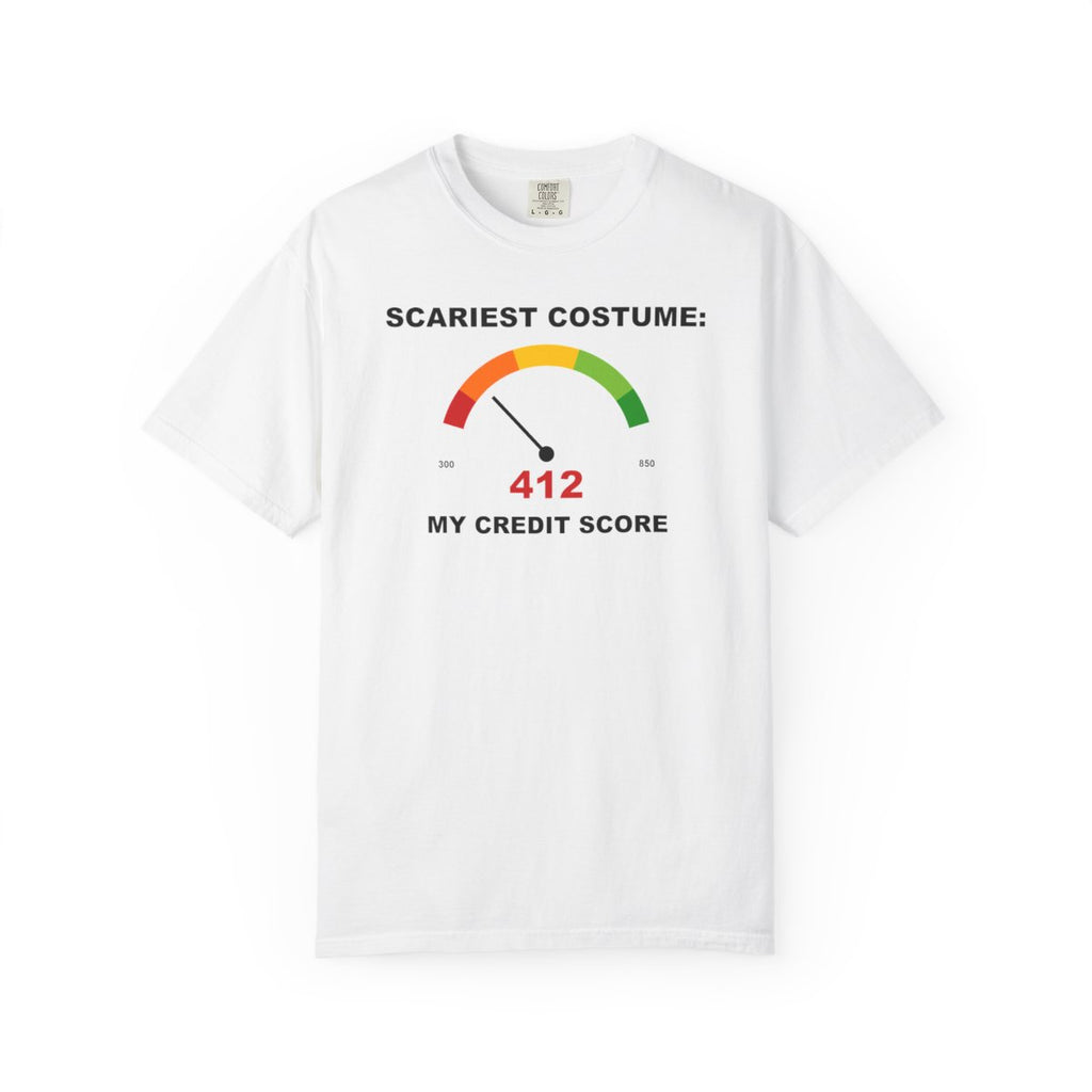 Scariest Costume My Credit Score Shirt – front